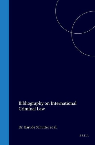 Bibliography on International Criminal Law