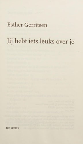Jij hebt iets leuks over je