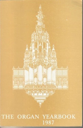 The Organ Yearbook 1987