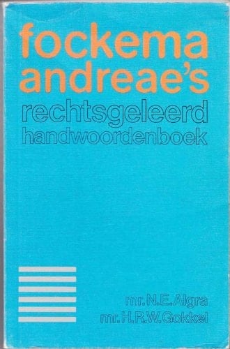 Fockema Andreae's Rechtsgeleerd handwoordenboek