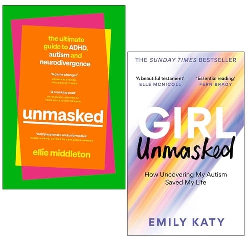 Unmasked by Ellie Middleton & Girl Unmasked by Emily Katy 2 Books Collection Set