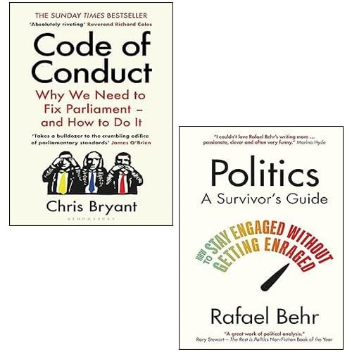 Code of Conduct By Chris Bryant, Politics A Survivor’s Guide By Rafael Behr 2 Books Collection Set
