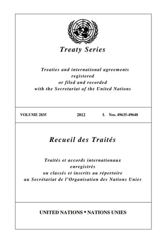 Treaty Series Volume 2835 / Recueil des Traités Volume 2835