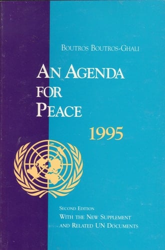An Agenda for Peace, 1995