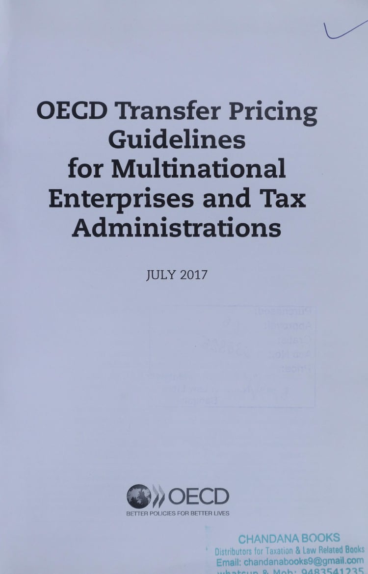 OECD Transfer Pricing Guidelines for Multinational Enterprises and Tax Administrations July 2017