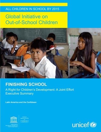 Finishing school A right for children's development, a joint effort; executive summary