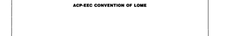 Annual Report of the Acp-Eec Council of Ministers (1987)