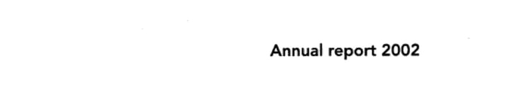 Annual report 2002
