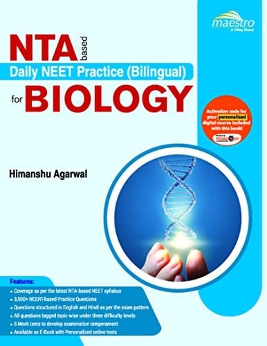 Wiley's NTA Based Daily NEET Practice (Bilingual) for Biology