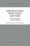 Applied Logic How, What and Why