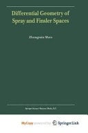 Differential Geometry of Spray and Finsler Spaces