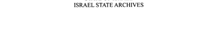 Documents on the foreign policy of Israel January-October 1956