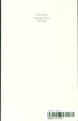 Rastrojo antología poética, 1980-2000
