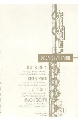 Trei Sonete Pentru Flaut, Flaut Drept Alto, Oboi, Vioara Si Basso Continuo (Romanian Edition)