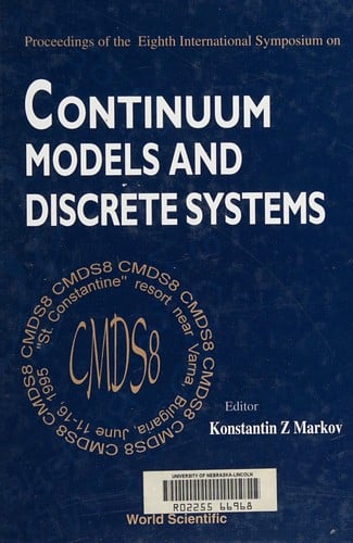 Continuum Models and Discrete Systems: Proceedings of the Eighth International Symposium
