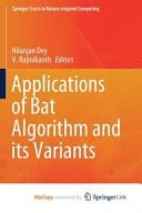 Applications of Bat Algorithm and Its Variants