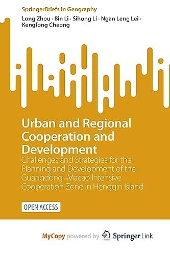 Urban And Regional Cooperation And Development