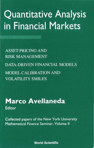 Quantitative Analysis In Financial Markets: Collected Papers Of The New York University Mathematical Finance Seminar (Vol Ii)