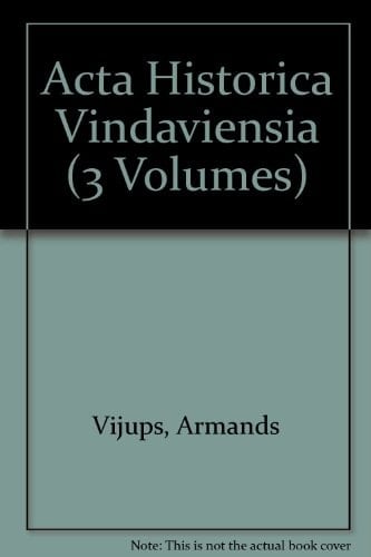 Acta historica Vindaviensia