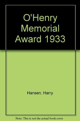 O'Henry Memorial Award 1933