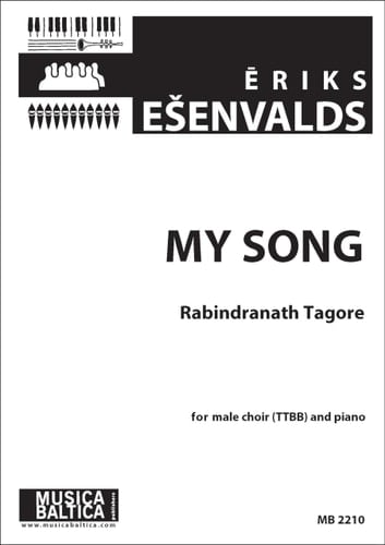My Song for Ttbb Choir and Piano Choral Octavo