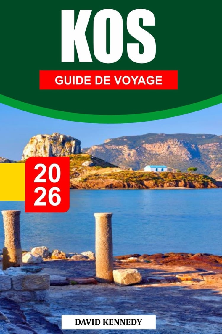 KOS GUIDE DE VOYAGE 2026: Une île baignée de soleil, riche en ruines anciennes, eaux cristallines et villages charmants. (French Edition)