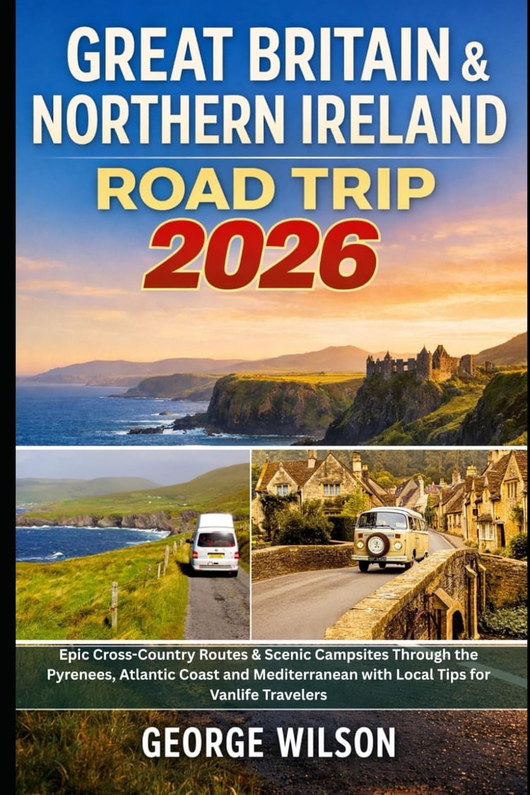 Great Britain & Northern Ireland Road Trip 2026: Scenic Routes, Wild Coast Drives Across England, Scotland, Wales, & Northern Ireland, With Practical Itineraries, Parking, and camping tips