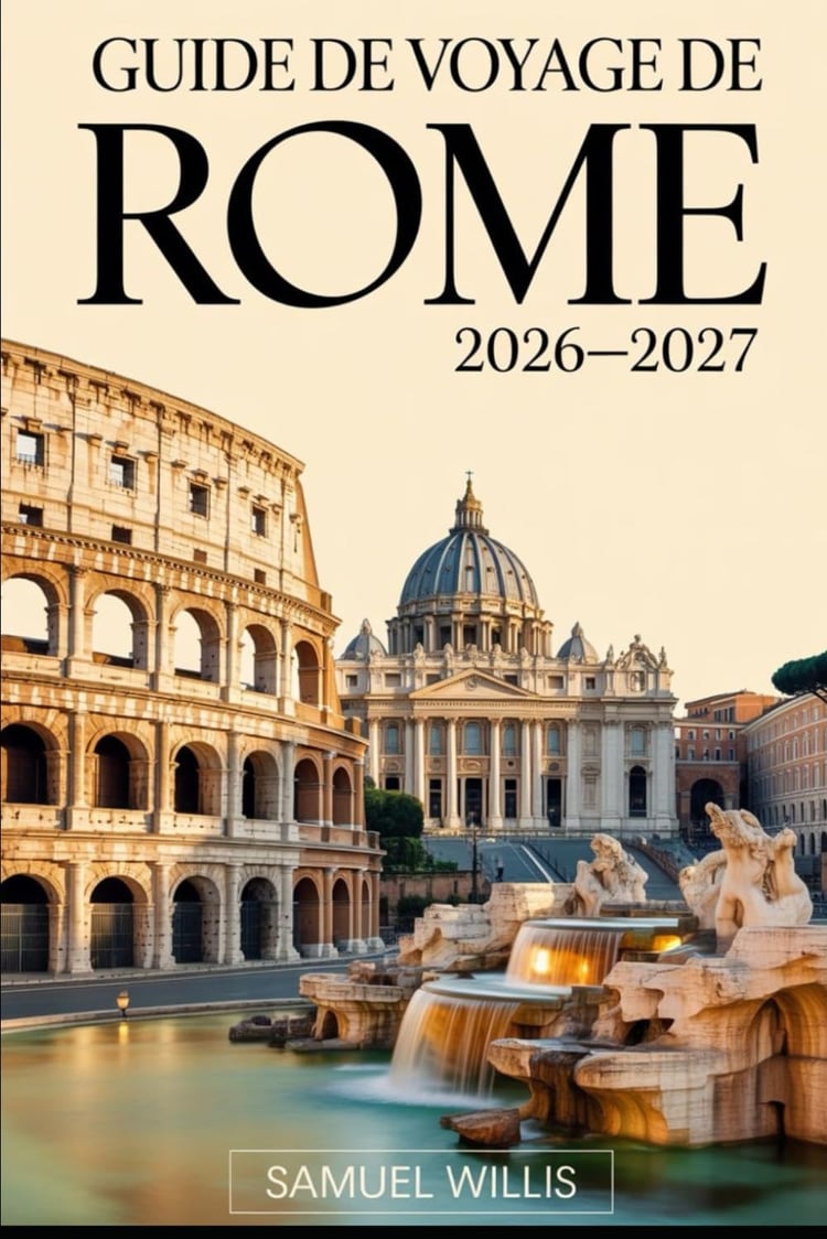 GUIDE DE VOYAGE DE ROME 2026-2027: Explorez le Colisée, la Cité du Vatican, la fontaine de Trevi, le Panthéon, Trastevere et les principales attractions de Rome avec confiance (French Edition)
