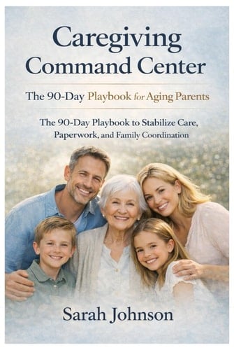 Caregiving Command Center: The 90-Day Playbook for Aging Parents: The 90-Day Playbook to Stabilize Care, Paperwork, and Family Coordination