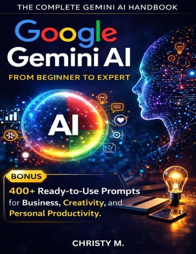 Google Gemini AI: From Beginner to Expert: The Complete 2026 Handbook with 400+ Ready-to-Use Prompts for Business, Creativity, and Personal ... AI Tools for Beginners Series: 2026 Edition)