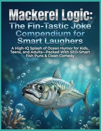 Mackerel Logic: The Fin-Tastic Joke Compendium for Smart Laughers: A High-IQ Splash of Ocean Humor for Kids, Teens, and Adults—Packed With SEO-Smart Fish Puns & Clean Comedy