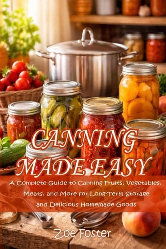 CANNING MADE EASY: A Complete Guide to Canning Fruits, Vegetables, Meats, and More for Long-Term Storage and Delicious Homemade Goods