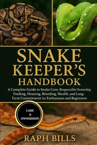 SNAKE KEEPER'S HANDBOOK: A Complete Guide to Snake Care, Responsible Ownership, Feeding, Housing, Breeding, Health, and Long-Term Commitment for Enthusiasts and Beginners