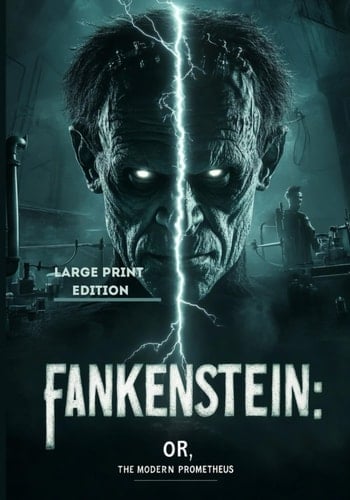 FRANKENSTEIN: OR, THE MODERN PROMETHEUS– Large Print Edition: A Gothic Masterpiece of Science, Ambition, and Tragic Creation