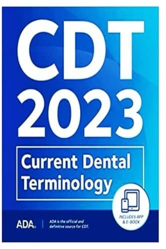 CDT 2023: Current Dental Terminology Paperback Edition