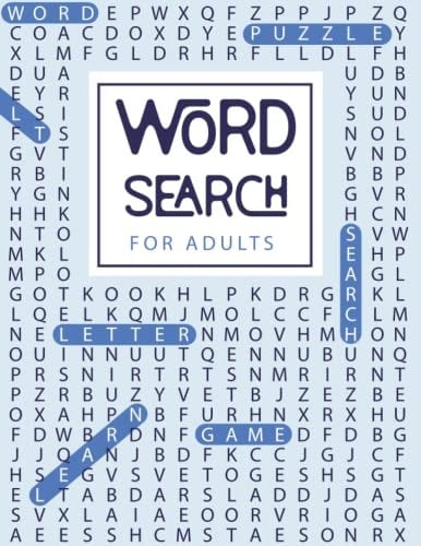 Word Search Puzzle for Adults - 100 Puzzles