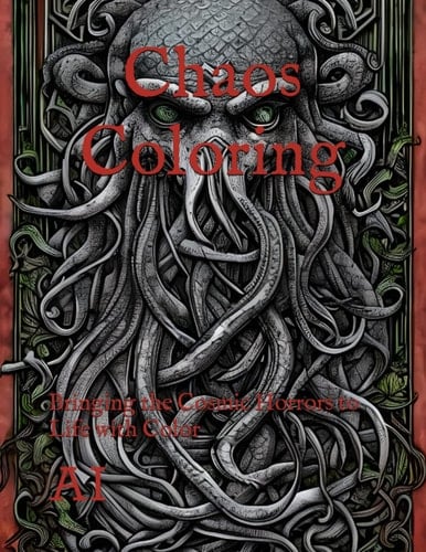 Chaos Coloring: Bringing the Cosmic Horrors to Life with Color (Artbooks by AI)