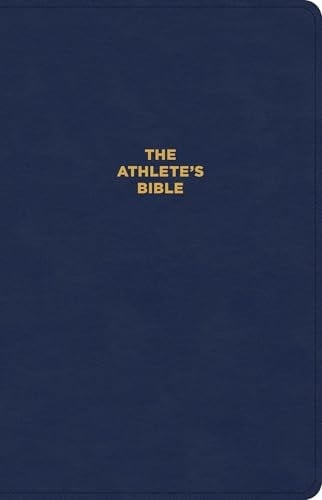 CSB Athlete's Bible, Revised and Updated, Optimal Type, Navy LeatherTouch, Red Letter, Presentation Page, Book Introductions, Reading Plan, One Year, 365 Devotions, Topical Studies (FCA)