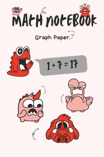 Math Notebook graph paper: math notebook for kids - 120 pages - 6 x 9 inches -