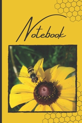 Bee Notebook Journal Diary: Black Eyed Susan and Honeybee Notebook
