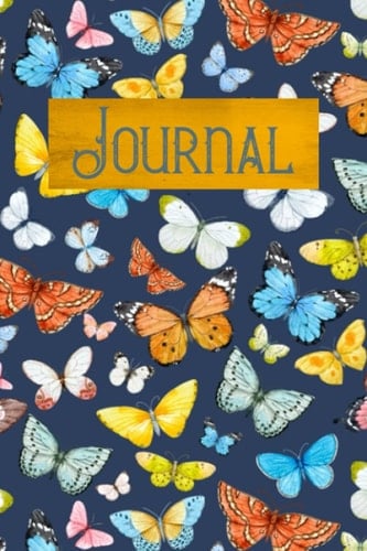 Journal: Journal Notebook, Journals for Women, Gifts for Her, Journal Journal, Daily Journal, Diary, Daily Diary, Butterfly, Butterfly Journal