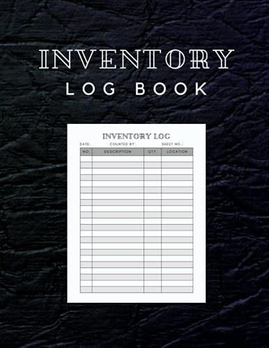 Inventory Log Book: Small Business Inventory Tracking Register, Stock Record Logbook, Small Business Organizer Notebook, 110 Pages, 8.5" x 11"