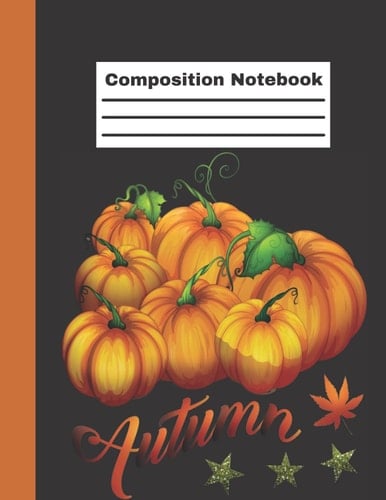 Pumpkin Composition Notebook: Size (8.5 x 11 inches) 100 Pages: Lined Paper, Workbook for Boys Girls And Adult, Beautiful Pumpkin Composition Notebook.