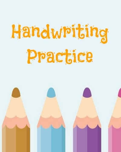 Handwriting practice for kids