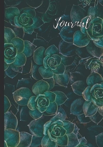 Journal: Beautiful Succulent Lined Journal (Flower Journals)