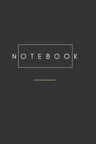 Graph Paper 120 pages A5 Notebook Journal Paperback: Black, Minimalistic