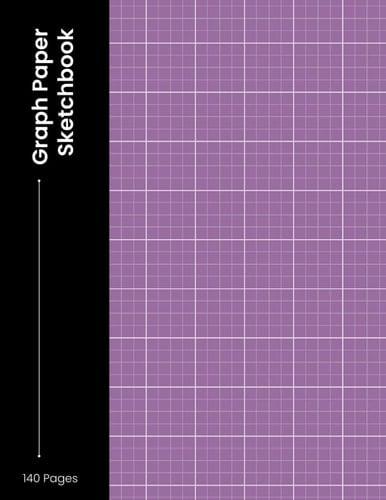 Graph Paper Notebook| Sketchbook | Grid Drawing Sketchpad | Journal | 140 Pages |Size 8X11 inch (21.59 X27.94 cm) Perfect for Artist, Designer and Students