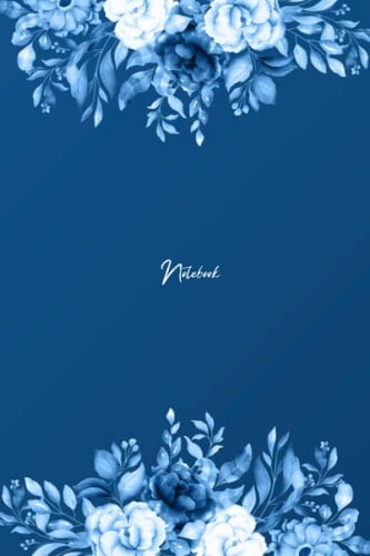 Blue rose notebook journal: Blue rose notebook journal, This notebook size 6 x 9 inches, 120 pages inside of the notebook with lines for writing. ... to do list, planner, notes, reminders, diary.