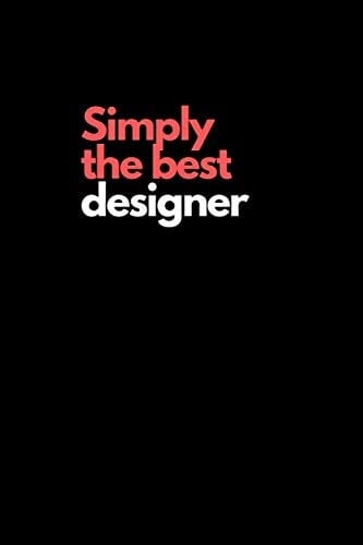 Simply the best designer: Graph Paper Composition Notebook, Quad Ruled 5x5, Grid Paper for Math & Science Students, 6 x 11, A22