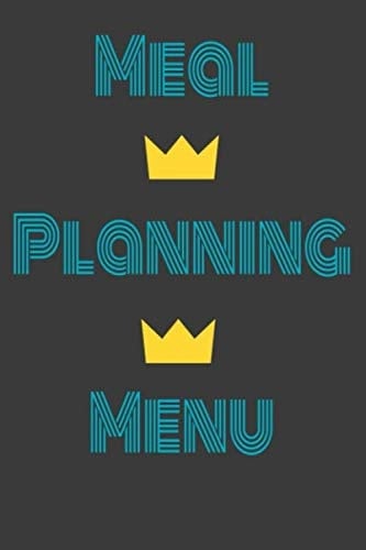 Meal Planning Menu: 6x9 120 meal prep journal